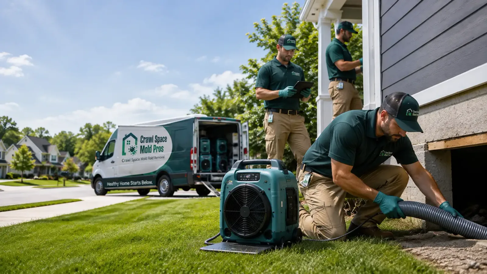 Crawl Space Mold Removal in Stockertown, PA